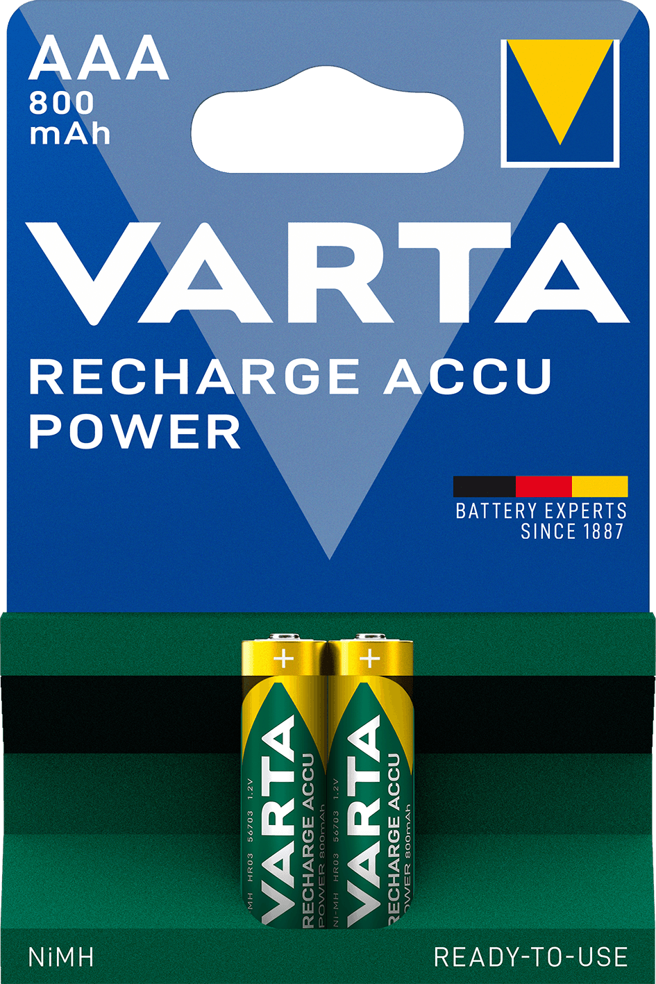 Аккумулятор R2U  Micro 800mAh 1.2V-HR03/AAA (2шт)