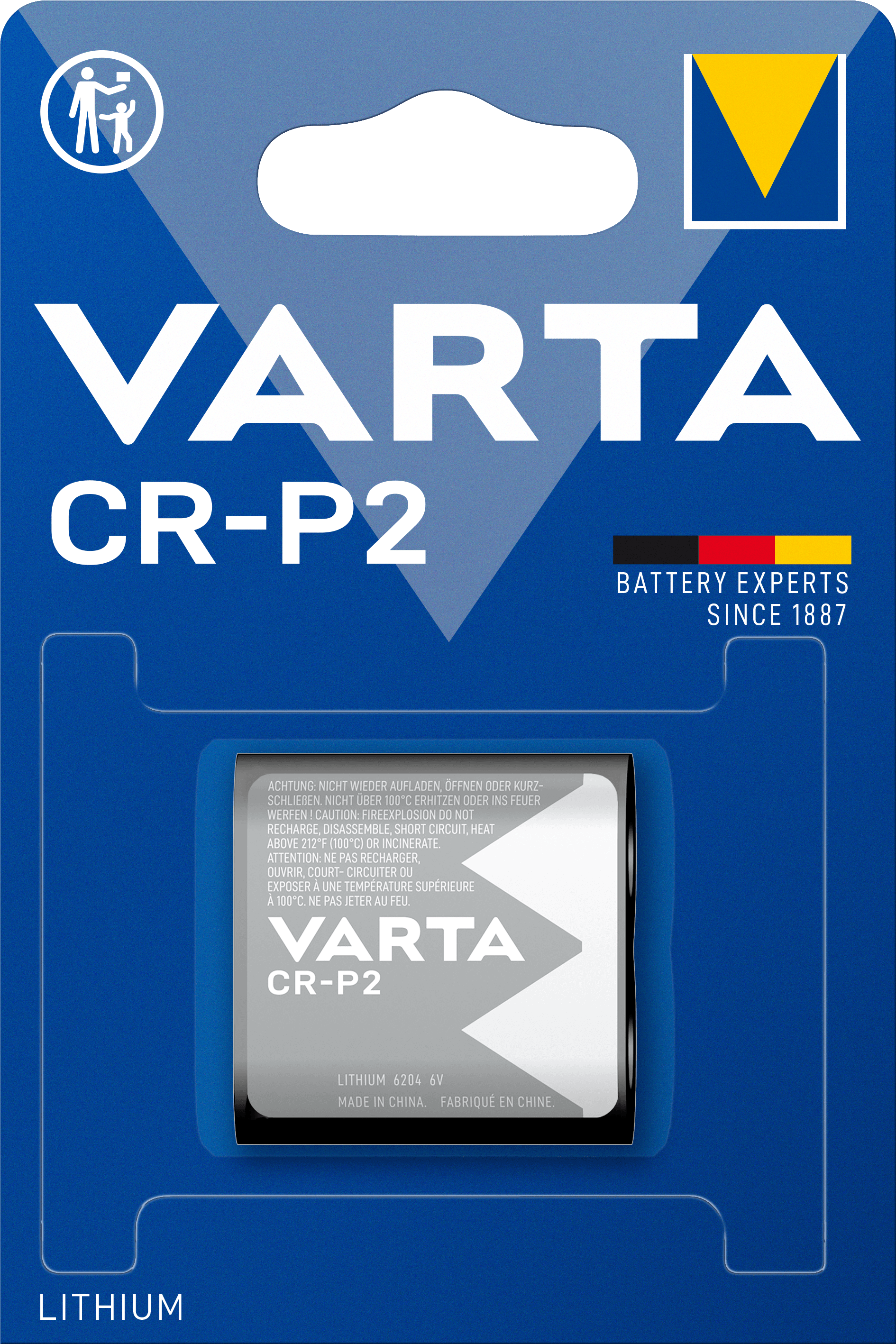 Батарейка Professional Lithium CR-P2 - 6V  (1 шт)