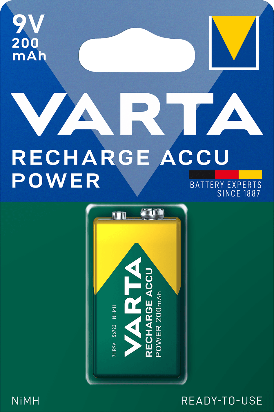 Аккумулятор R2U E-Block 9V 200mAh  8.4V-HR9V (1 шт)