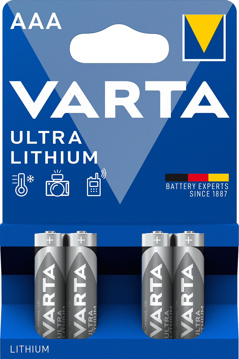 Prof Фото литиевая батарейка  1.5 V-LR6/AAA (4 шт)