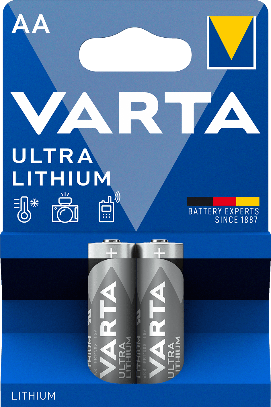 Prof Фото литиевая батарейка  1.5 V-LR6/AA (2 шт)