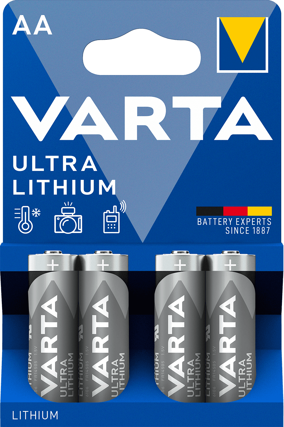 Prof Фото литиевая батарейка  1.5 V-LR6/AA (4 шт)