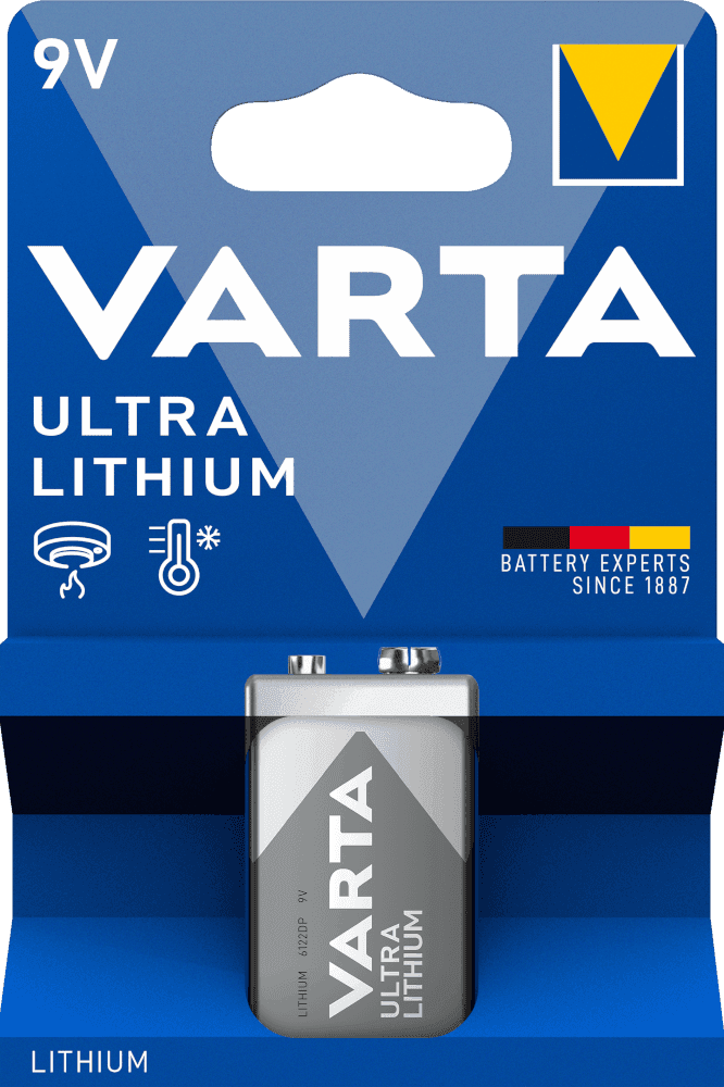 Prof Фото литиевая батарейка  9V-6LR61/E-block (1 шт)