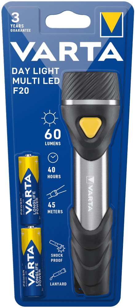 Фонарь VARTA DAY LIGHT MULTI LED  2xAA (16632)