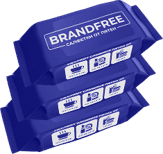 BRANDFREE влажные салфетки 3шт